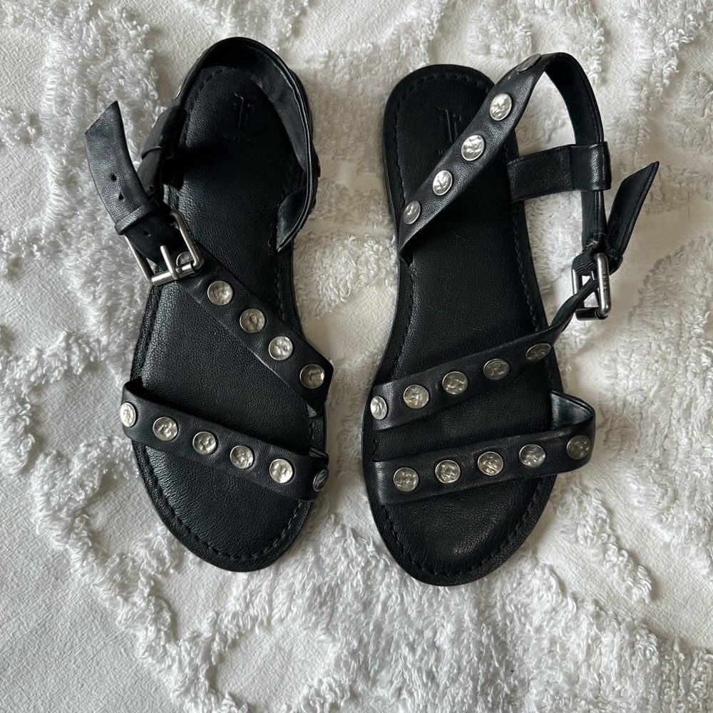 Frye studded sandals